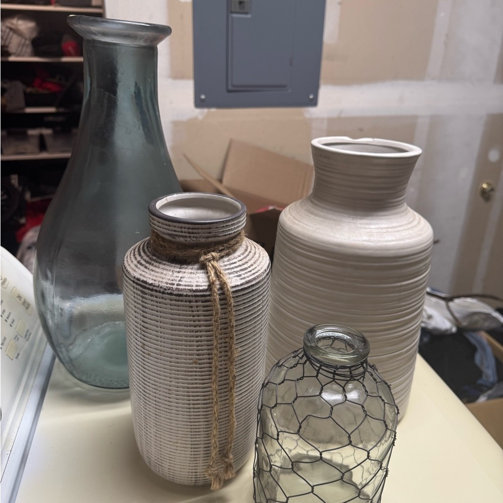 Various vases
